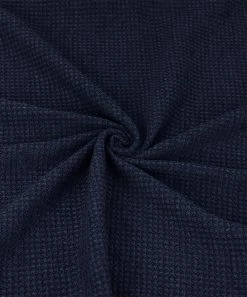 Best Sale 🧨 Trend Blossoms Navy Waffle-Knit Hooded Cardigan - 👧 Girls ❤️ -Trend Blossoms-shop zu100219403 alt 2 tm1633366133