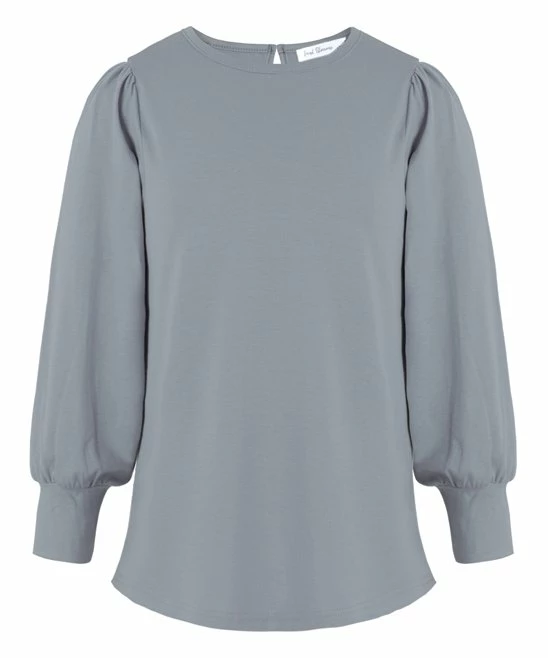 Top 10 โ๏ธ Trend Blossoms Gray Puff-Sleeve Top - ๐ง Girls ๐ 3 Top 10 โ๏ธ Trend Blossoms Gray Puff-Sleeve Top - ๐ง Girls ๐