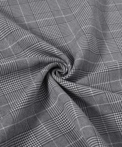 Cheapest ✔️ Trend Blossoms Black & White Glen Plaid V-Neck Bell-Sleeve Belted Jumpsuit - 👧 Girls 🔔 -Trend Blossoms-shop zu101061248 alt 3 tm1636049881