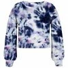 Cheap 🎉 Trend Blossoms Navy & Pink Tie-Dye Bishop-Sleeve Top - 👧 Girls 🛒 -Trend Blossoms-shop zu102094452 main tm1647957001
