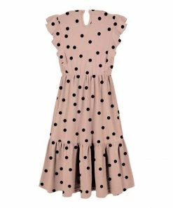 Brand new ๐ Trend Blossoms Pink & Black Polka Dot Angel-Sleeve ๐ Dress - ๐ง Girls ๐ 6 Brand new ๐ Trend Blossoms Pink & Black Polka Dot Angel-Sleeve ๐ Dress - ๐ง Girls ๐ -Trend Blossoms-shop zu102094587 alt 1 tm1639774257
