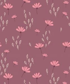 Brand new 🌟 Trend Blossoms Dusty Rose Pink Floral & Navy Ruffle-Sleeve Knot-Front Top Set - 👧 Girls 👏 -Trend Blossoms-shop zu102094598 alt 2 tm1639774257