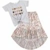 Best Sale โ๏ธ Trend Blossoms White Hearts Knot-Hem Tee & Pink Tropical Ruffle Hi-Low ๐ Skirt - ๐ง Girls โ 2 Best Sale โ๏ธ Trend Blossoms White Hearts Knot-Hem Tee & Pink Tropical Ruffle Hi-Low ๐ Skirt - ๐ง Girls โ -Trend Blossoms-shop zu102460705 main tm1640885960