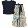 Hot Sale ๐ Trend Blossoms Dark Navy Ruffle-Accent Sleeveless Top & Light Pink Floral Belted ๐ Skirt - ๐ง Girls ๐ 1 Hot Sale ๐ Trend Blossoms Dark Navy Ruffle-Accent Sleeveless Top & Light Pink Floral Belted ๐ Skirt - ๐ง Girls ๐ -Trend Blossoms-shop zu102579221 main tm1641493589