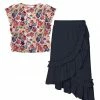 Wholesale ๐ฅ Trend Blossoms Red Floral Angel-Sleeve Top & Dark Navy Ruffle Asymmetrical Maxi ๐ Skirt - ๐ง Girls โจ 1 Wholesale ๐ฅ Trend Blossoms Red Floral Angel-Sleeve Top & Dark Navy Ruffle Asymmetrical Maxi ๐ Skirt - ๐ง Girls โจ -Trend Blossoms-shop zu102976230 main tm1643398657