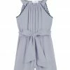 Brand new ✨ Trend Blossoms Gray Bow-Belt Romper - 👧 Girls ⌛ -Trend Blossoms-shop zu103470408 main tm1645897287