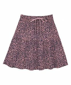 Best Pirce ✔️ Trend Blossoms Pink & Navy Floral Bow-Accent 👗 Skirt - 👧 Girls 🥰