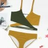 Buy 🤩 Trend Blossoms Army Green & Mustard Color Block Cutout Surplice 👙 Bikini Top & Bottoms - 👧 Girls ✔️ -Trend Blossoms-shop zu103548963 main tm1646669024