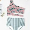 Deals 👍 Trend Blossoms Pink Floral One-Shoulder Cutout 👙 Bikini - 👧 Girls 🎁 -Trend Blossoms-shop zu103737548 main tm1646160887