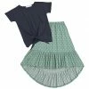 Budget ๐ Trend Blossoms Dark Navy Knot-Front Top & Dusty Green Polka-Dot Hi-Low ๐ Skirt - ๐ง Girls ๐ 2 Budget ๐ Trend Blossoms Dark Navy Knot-Front Top & Dusty Green Polka-Dot Hi-Low ๐ Skirt - ๐ง Girls ๐ -Trend Blossoms-shop zu104004253 main tm1646838160