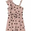 Best deal ๐ฅ Trend Blossoms Pink & Black Polka Dot Belted Asymmetrical Romper - ๐ง Girls ๐ 2 Best deal ๐ฅ Trend Blossoms Pink & Black Polka Dot Belted Asymmetrical Romper - ๐ง Girls ๐ -Trend Blossoms-shop zu104076880 main tm1647279512