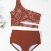 Promo ๐ Trend Blossoms Rust Snakeskin One-Shoulder Cutout ๐ Bikini - ๐ง Girls ๐ 1 Promo ๐ Trend Blossoms Rust Snakeskin One-Shoulder Cutout ๐ Bikini - ๐ง Girls ๐ -Trend Blossoms-shop zu104130090 main tm1647435428