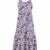 Budget ⌛ Trend Blossoms Dusty Blue & Purple Floral Tiered Sleeveless Maxi 👗 Dress - 👧 Girls ❤️ -Trend Blossoms-shop zu104282170 main tm1647903561