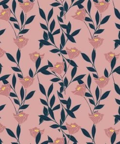 Top 10 😀 Trend Blossoms Pink Floral Ruffle-Accent Sleeveless Top & Dark Navy Maxi 👗 Skirt - 👧 Girls ❤️ -Trend Blossoms-shop zu104378069 alt 2 tm1648487513