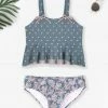Cheapest π Trend Blossoms Dusty Blue & Pink Dot Floral Bow Ruffle-Hem π Bikini - π§ Girls π 2 Cheapest π Trend Blossoms Dusty Blue & Pink Dot Floral Bow Ruffle-Hem π Bikini - π§ Girls π -Trend Blossoms-shop zu104378577 main tm1648236934