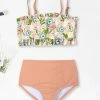 Best deal ๐ Trend Blossoms Light Coral & Green Floral Double-Ruffle ๐ Bikini - ๐ง Girls ๐คฉ 2 Best deal ๐ Trend Blossoms Light Coral & Green Floral Double-Ruffle ๐ Bikini - ๐ง Girls ๐คฉ -Trend Blossoms-shop zu104378591 main tm1648236934