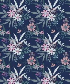 Coupon 👍 Trend Blossoms Navy & Light Pink Floral One-Shoulder Ruffle-Hem 👗 Dress - 👧 Girls 😉 7 Coupon 👍 Trend Blossoms Navy & Light Pink Floral One-Shoulder Ruffle-Hem 👗 Dress - 👧 Girls 😉 -Trend Blossoms-shop zu104615367 alt 2 tm1648840422