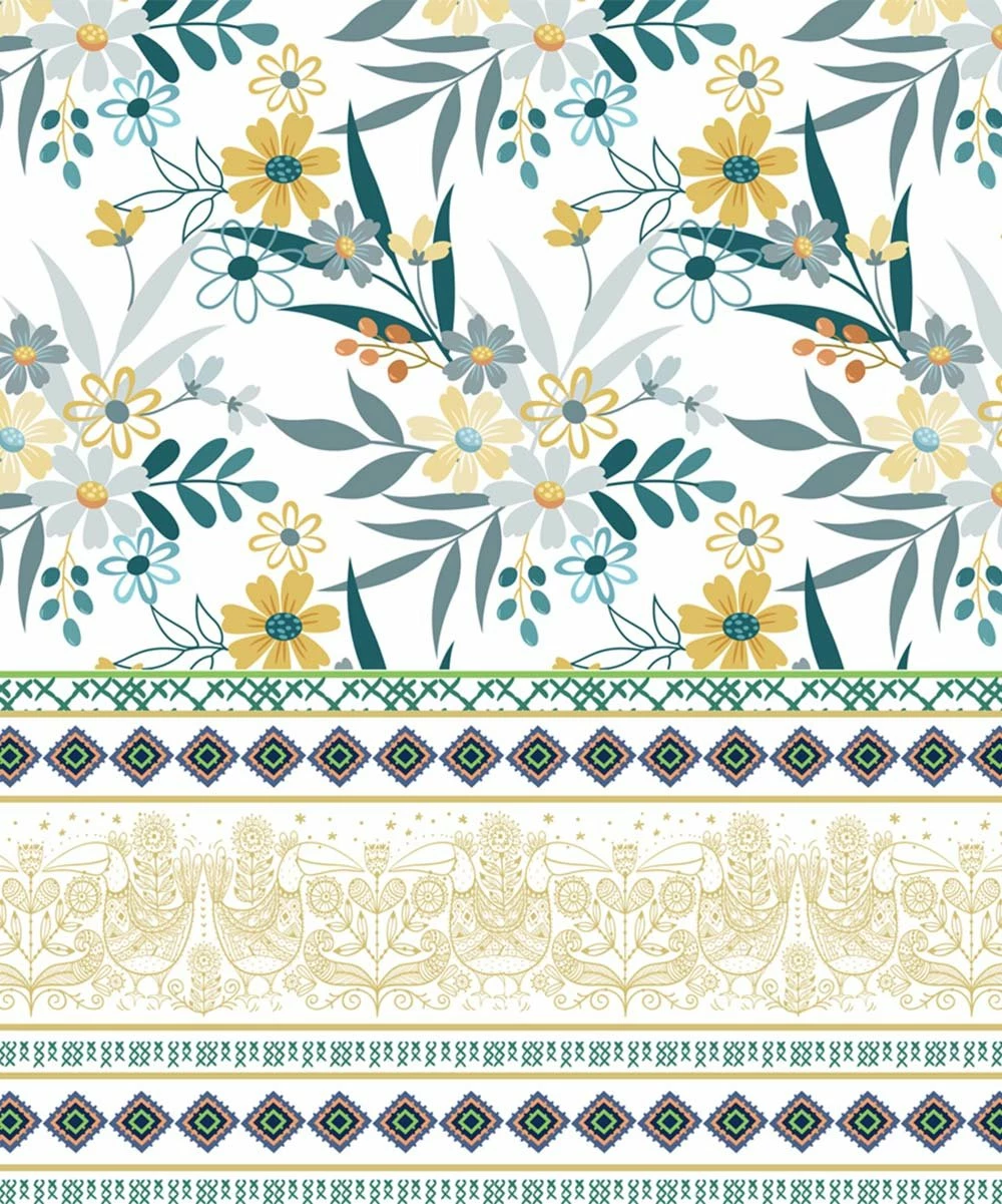 Top 10 ๐ Trend Blossoms Teal & Mustard Floral Ruffle-Hem Sleeveless Maxi ๐ Dress - ๐ง Girls โญ 5 Top 10 ๐ Trend Blossoms Teal & Mustard Floral Ruffle-Hem Sleeveless Maxi ๐ Dress - ๐ง Girls โญ - Image 3