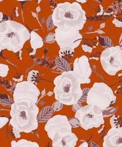 Coupon 🤩 Trend Blossoms Burnt Orange Floral Ruffle-Hem Blouson Maxi 👗 Dress - 👧 Girls ⌛ -Trend Blossoms-shop zu105374438 alt 1 tm1651756968