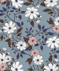 Best Sale 🎁 Trend Blossoms Mauve 'Sunshine' Knot-Hem Top & Blue Floral Hi-Low 👗 Skirt - 👧 Girls 😀 -Trend Blossoms-shop zu105707740 alt 1 tm1652282142