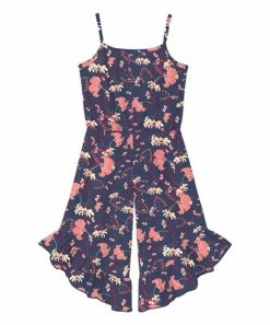 Brand new ๐ Trend Blossoms Navy & Coral Floral Ruffle-Hem Romper - ๐ง Girls ๐ 6 Brand new ๐ Trend Blossoms Navy & Coral Floral Ruffle-Hem Romper - ๐ง Girls ๐ -Trend Blossoms-shop zu105968432 alt 1 tm1653063377