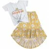 Coupon ๐งจ Trend Blossoms White 'Sunshine' Front-Tie Tee & Mustard Floral Ruffle Hi-Low ๐ Skirt - ๐ง Girls ๐ 2 Coupon ๐งจ Trend Blossoms White 'Sunshine' Front-Tie Tee & Mustard Floral Ruffle Hi-Low ๐ Skirt - ๐ง Girls ๐ -Trend Blossoms-shop zu106276097 main tm1654281562