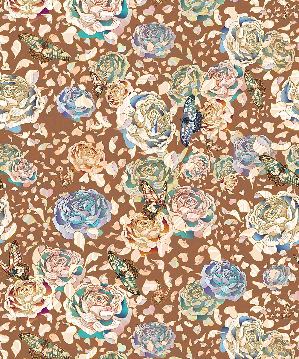 Best Sale โ๏ธ Trend Blossoms Light Brown Floral Ruffle-Accent A-Line ๐ Dress - ๐ง Girls โ๏ธ 5 Best Sale โ๏ธ Trend Blossoms Light Brown Floral Ruffle-Accent A-Line ๐ Dress - ๐ง Girls โ๏ธ - Image 3