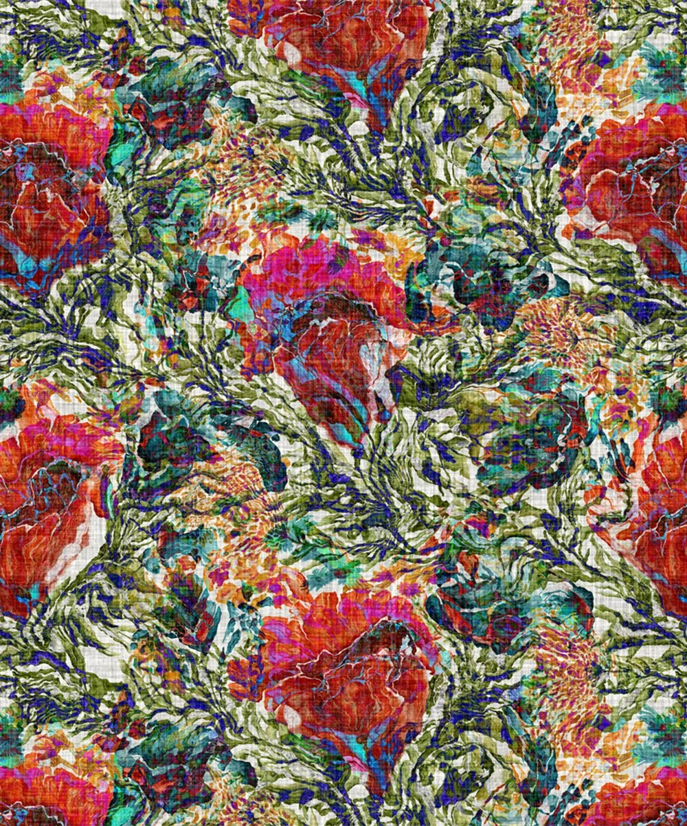 Promo ๐งจ Trend Blossoms Green Teal & Red Floral Bell-Sleeve A-Line ๐ Dress - ๐ง Girls ๐ฅฐ 5 Promo ๐งจ Trend Blossoms Green Teal & Red Floral Bell-Sleeve A-Line ๐ Dress - ๐ง Girls ๐ฅฐ - Image 3