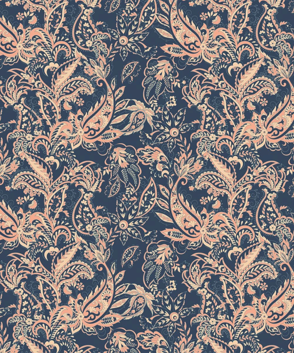 Budget 🔥 Trend Blossoms Dusty Pink Stripe Angel-Sleeve Top & Navy Paisley Wide-Leg Pants - 👧 Girls 😍 5 Budget 🔥 Trend Blossoms Dusty Pink Stripe Angel-Sleeve Top & Navy Paisley Wide-Leg Pants - 👧 Girls 😍 - Image 3