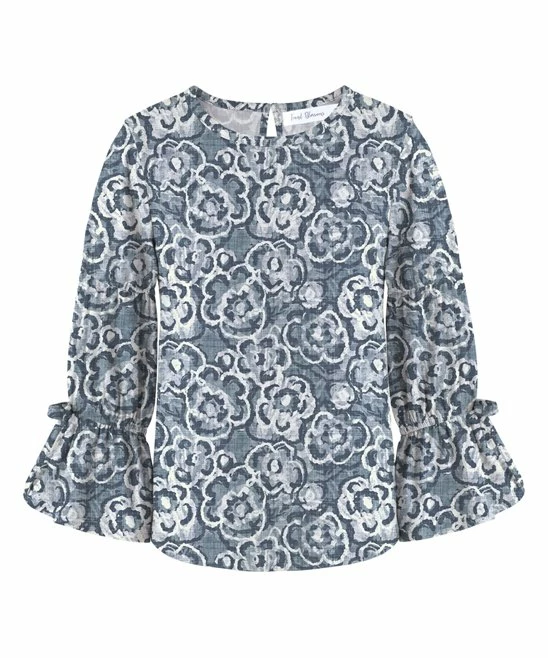 Best reviews of โ๏ธ Trend Blossoms Blue Gray & White Floral Poet-Sleeve Crewneck Top - ๐ง Girls ๐ 3 Best reviews of โ๏ธ Trend Blossoms Blue Gray & White Floral Poet-Sleeve Crewneck Top - ๐ง Girls ๐