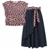 Hot Sale โจ Trend Blossoms Dusty Pink Cheetah Angel-Sleeve Top & Dark Navy Wrap ๐ Skirt - ๐ง Girls ๐ฏ 1 Hot Sale โจ Trend Blossoms Dusty Pink Cheetah Angel-Sleeve Top & Dark Navy Wrap ๐ Skirt - ๐ง Girls ๐ฏ -Trend Blossoms-shop zu107501467 main tm1658260917