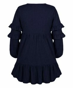 Coupon ✔️ Trend Blossoms Navy Waffle Ruffle-Hem Hi-Low 👗 Dress - 👧 Girls 👏 6 Coupon ✔️ Trend Blossoms Navy Waffle Ruffle-Hem Hi-Low 👗 Dress - 👧 Girls 👏 -Trend Blossoms-shop zu107508136 alt 1 tm1658260917