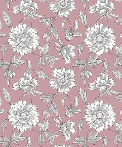 Hot Sale 🎉 Trend Blossoms Dusty Pink & White Floral Puff-Sleeve Hoodie - 👧 Girls 🌟 -Trend Blossoms-shop zu107730089 alt 2 tm1659021308