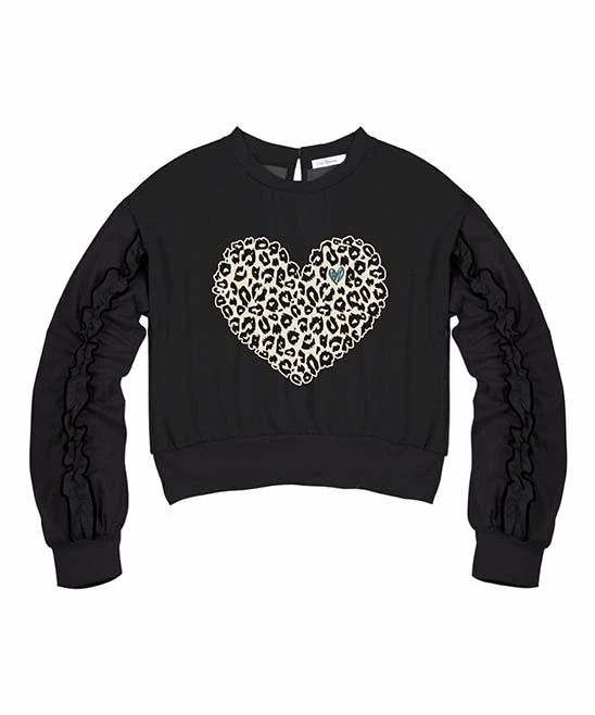 Best reviews of 🛒 Trend Blossoms Black Leopard-Fill Heart Sweatshirt - 👧 Girls ❤️ 3 Best reviews of 🛒 Trend Blossoms Black Leopard-Fill Heart Sweatshirt - 👧 Girls ❤️