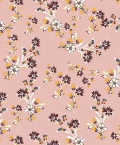 Discount 🛒 Trend Blossoms Light Pink Floral Ruffle-Accent A-Line 👗 Dress - 👧 Girls ❤️ -Trend Blossoms-shop zu107999600 alt 2 tm1659965772