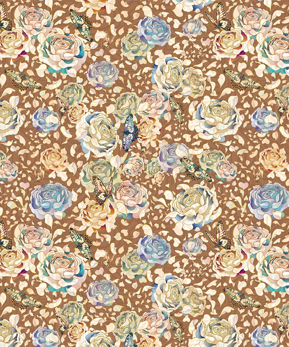 Cheap ๐งจ Trend Blossoms Light Brown Puff-Sleeve Top & Light Brown Floral Wide-Leg Pants - ๐ง Girls ๐ 5 Cheap ๐งจ Trend Blossoms Light Brown Puff-Sleeve Top & Light Brown Floral Wide-Leg Pants - ๐ง Girls ๐ - Image 3