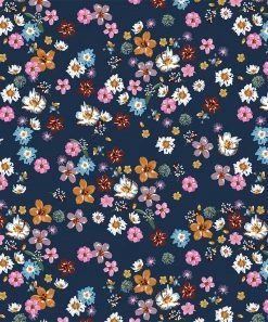 Cheapest 😉 Trend Blossoms Dusty Pink Bishop-Sleeve Top & Navy Floral Tiered Wide-Leg Pants - 👧 Girls 🤩 -Trend Blossoms-shop zu108166203 alt 2 tm1660226208