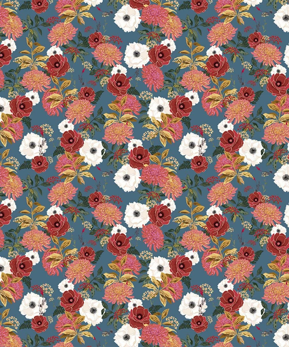 Coupon 🌟 Trend Blossoms Dusty Blue & Pink Floral Tie-Waist Off-Shoulder Top - 👧 Girls 🔥 5 Coupon 🌟 Trend Blossoms Dusty Blue & Pink Floral Tie-Waist Off-Shoulder Top - 👧 Girls 🔥 - Image 3