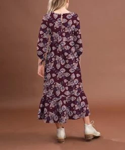 Budget ๐ Trend Blossoms Wine Berry Floral Paisley Ruffle-Hem Maxi ๐ Dress - ๐ง Girls ๐ 7 Budget ๐ Trend Blossoms Wine Berry Floral Paisley Ruffle-Hem Maxi ๐ Dress - ๐ง Girls ๐ -Trend Blossoms-shop zu108257219 alt 2 tm1660843253