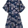 Coupon 👏 Trend Blossoms Navy Floral Paisley Bell-Sleeve A-Line 👗 Dress - 👧 Girls 👏 -Trend Blossoms-shop zu108264160 main tm1660823475