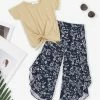 Cheapest โ Trend Blossoms Cream Knot-Front Top & Navy Floral Wide-Leg Pants - ๐ง Girls โจ 2 Cheapest โ Trend Blossoms Cream Knot-Front Top & Navy Floral Wide-Leg Pants - ๐ง Girls โจ -Trend Blossoms-shop zu108372282 main tm1661353368