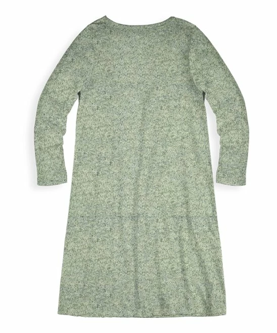 Best deal ๐ Trend Blossoms Light Green Space-Dye Pocket Longline Open Cardigan - ๐ง Girls ๐คฉ 5 Best deal ๐ Trend Blossoms Light Green Space-Dye Pocket Longline Open Cardigan - ๐ง Girls ๐คฉ - Image 3