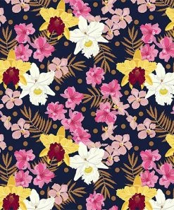 Wholesale โ๏ธ Trend Blossoms Hot Pink Long-Sleeve Top & Navy Floral Bow-Accent Wide-Leg Pants - ๐ง Girls โ 7 Wholesale โ๏ธ Trend Blossoms Hot Pink Long-Sleeve Top & Navy Floral Bow-Accent Wide-Leg Pants - ๐ง Girls โ -Trend Blossoms-shop zu108486352 alt 2 tm1661518843