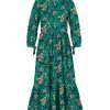 Top 10 🔔 Trend Blossoms Teal & Rust Floral Tie-Accent Puff-Sleeve Maxi 👗 Dress - 👧 Girls ⌛ 2 Top 10 🔔 Trend Blossoms Teal & Rust Floral Tie-Accent Puff-Sleeve Maxi 👗 Dress - 👧 Girls ⌛ -Trend Blossoms-shop zu108547955 main tm1661780197