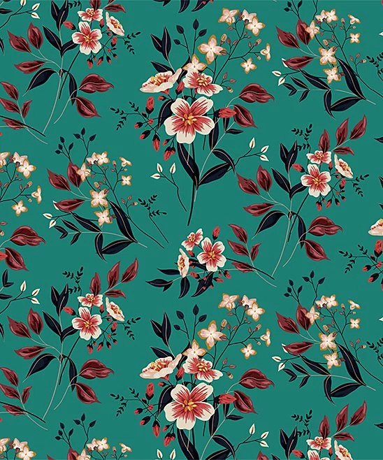 Wholesale ๐ Trend Blossoms Navy Ruffle-Accent Hi-Low Tunic & Teal Floral Leggings - ๐ง Girls โจ 5 Wholesale ๐ Trend Blossoms Navy Ruffle-Accent Hi-Low Tunic & Teal Floral Leggings - ๐ง Girls โจ - Image 3