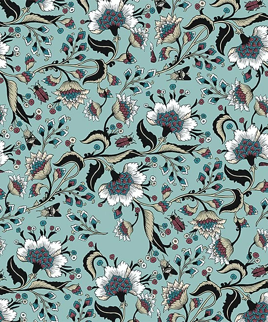 Best Pirce โค๏ธ Trend Blossoms Dusty Turquoise Floral Bell-Sleeve Belted Surplice Jumpsuit - ๐ง Girls โค๏ธ 5 Best Pirce โค๏ธ Trend Blossoms Dusty Turquoise Floral Bell-Sleeve Belted Surplice Jumpsuit - ๐ง Girls โค๏ธ - Image 3