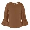 Cheapest π Trend Blossoms Brown Crinkle Poet-Sleeve Crewneck Top - π§ Girls β¨ 2 Cheapest π Trend Blossoms Brown Crinkle Poet-Sleeve Crewneck Top - π§ Girls β¨ -Trend Blossoms-shop zu108728288 main tm1662470552