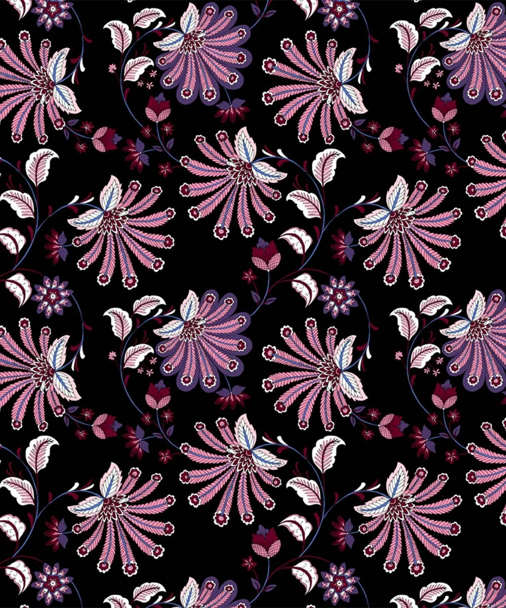 Best deal 🔔 Trend Blossoms Dark Navy & Pink Floral Belted Surplice Jumpsuit - 👧 Girls 😉 5 Best deal 🔔 Trend Blossoms Dark Navy & Pink Floral Belted Surplice Jumpsuit - 👧 Girls 😉 - Image 3