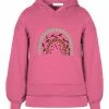 Best Pirce ✔️ Trend Blossoms Hot Pink Floral Rainbow Puff-Sleeve Hoodie - 👧 Girls 🌟 -Trend Blossoms-shop zu108767858 main tm1662660474