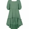 Best Sale 🌟 Trend Blossoms Light Green Crinkle Ruffle-Accent Hi-Low Peasant 👗 Dress - 👧 Girls 😍 1 Best Sale 🌟 Trend Blossoms Light Green Crinkle Ruffle-Accent Hi-Low Peasant 👗 Dress - 👧 Girls 😍 -Trend Blossoms-shop zu108822533 main tm1662642512